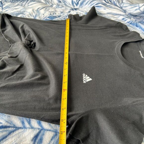Adidas (M) Black Knot-Front T-Shirt - Picture 6 of 7
